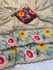 Flower saree